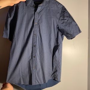 Michael Kors Mens Button Up Short Sleeve